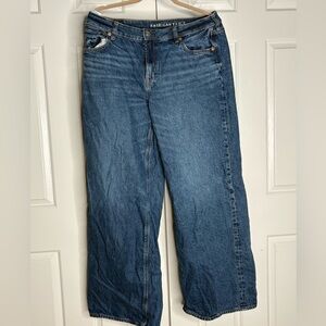 Long American Eagle Comfort Stretch Baggy Jeans!